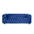 Karsten Velvet Tufted Sofa Set - Wood Grey