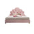 Chochuill Upholstered Bed In Pink Color Without Storage