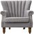Kinsella Couch Accent Chair In Grey Color