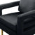 Aniakchak Upholstered Accent Chair In Suede - Wood Grey