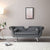 Fantast Luxury Sofa Set In Suede - Wood Grey