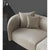 Vreta Premium Upholstered Curved Sofa - Wood Grey