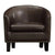 Greenane Accent Chair In Leatherette - Wood Grey