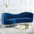 Impuls Premium Upholstered Curved Sofa - Wood Grey