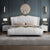 Bruach Luxury Upholstered Bed In Suede - Wood Grey