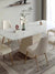 Vestige Luxury 4 Seater Dining Table In Beige
