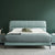 Bhuidhe Premium Bed Without Storage In Leatherette - Wood Grey