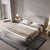 Aonach Luxury Upholstered Bed In Suede - Wood Grey