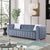 Nordmyra Sofa Set With Ss Legs - Wood Grey
