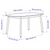 Silsean Luxury 6 Seater Dining Table In Blue - Wood Grey